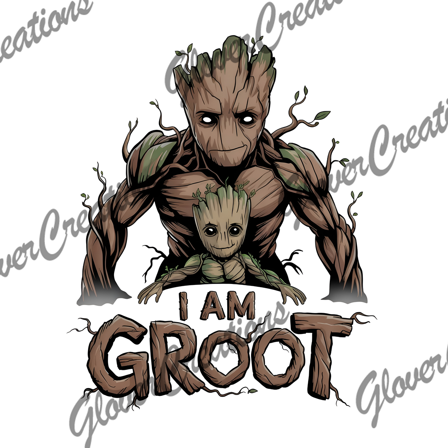 I Am Groot Direct to Film Ready to Press Heat Transfers