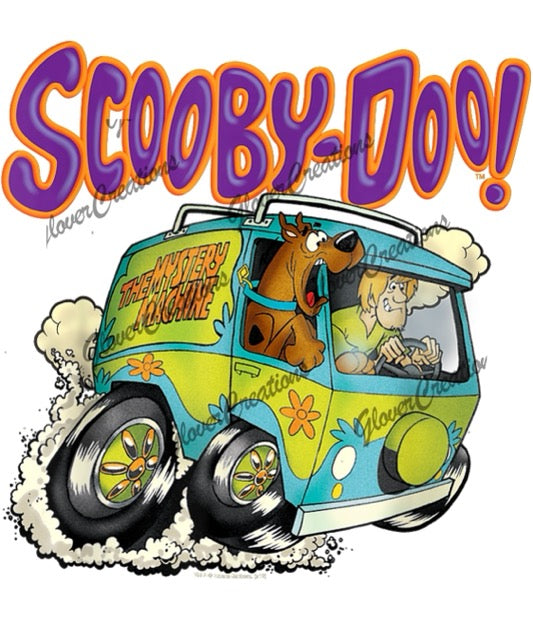 Cartoon Halloween Crew Direct to Film Ready to Press Heat Transfers