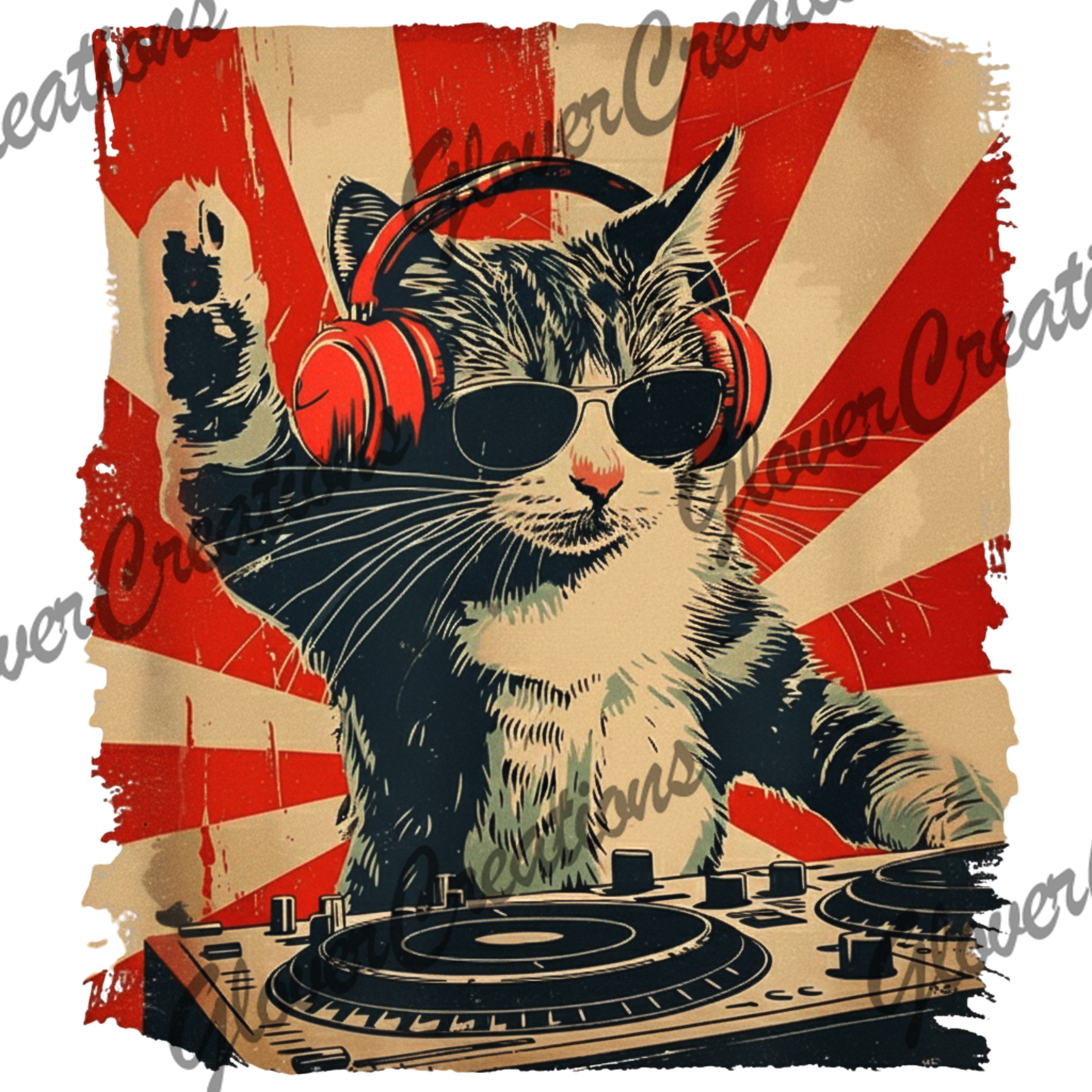Cool Kat Direct to Film Ready to Press Heat Transfers
