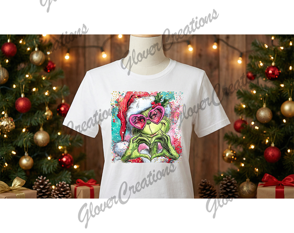 Heart Grinch Hands Mock-Up Digital Download