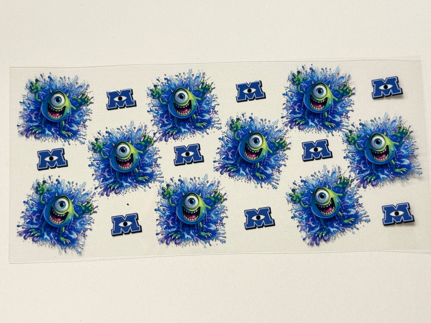 Monster INC UV DTF Transfers