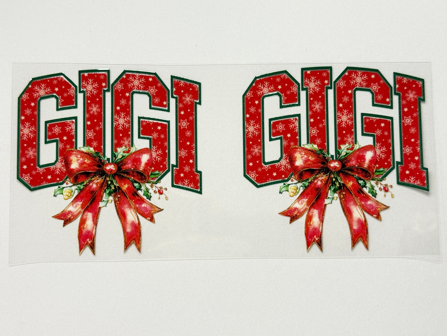 GiGi UV DTF Transfers
