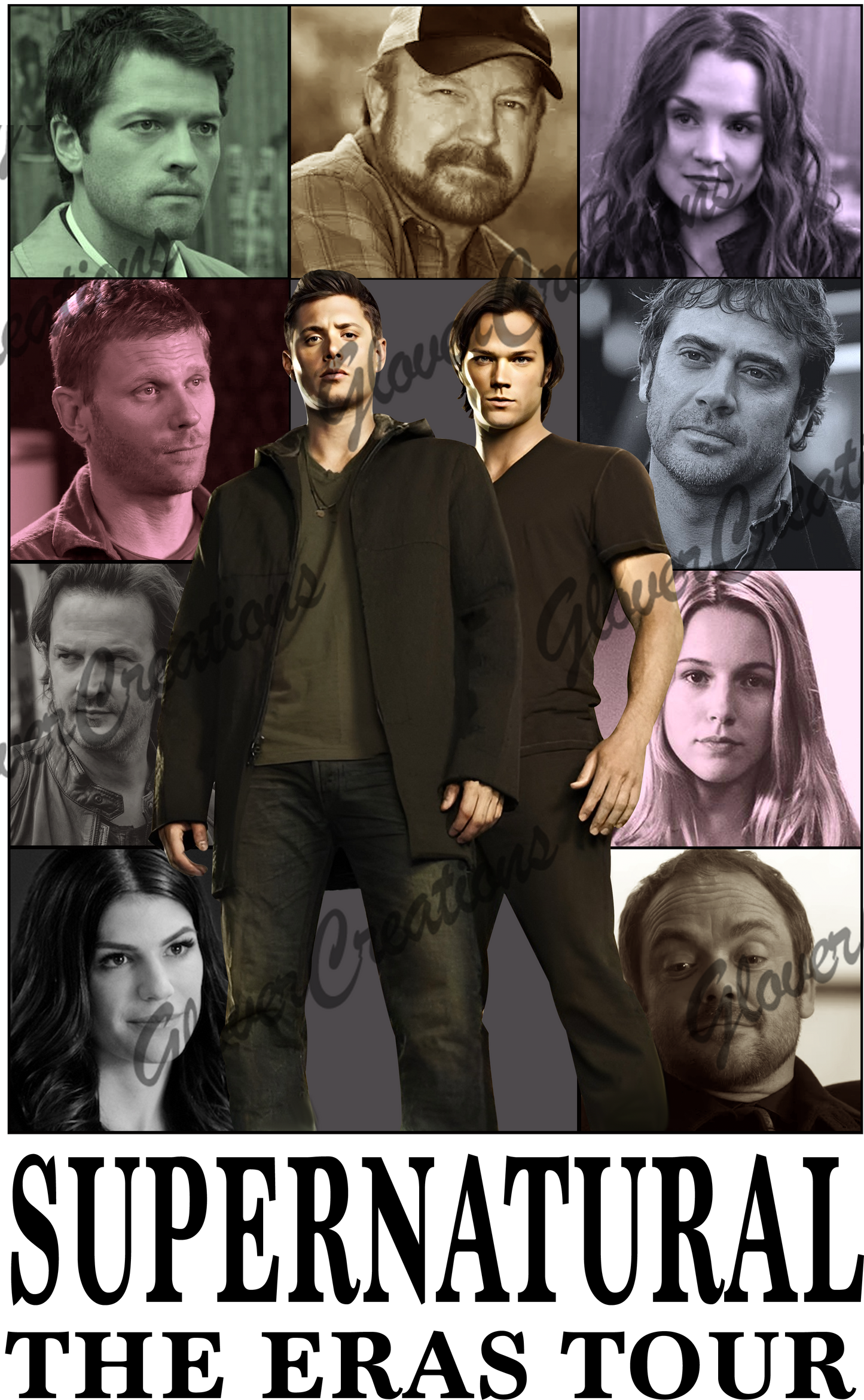 SuperNatural Friends Direct to Film Ready to Press Heat Transfers
