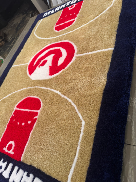 Custom Atlanta Hawks Basketball Rug