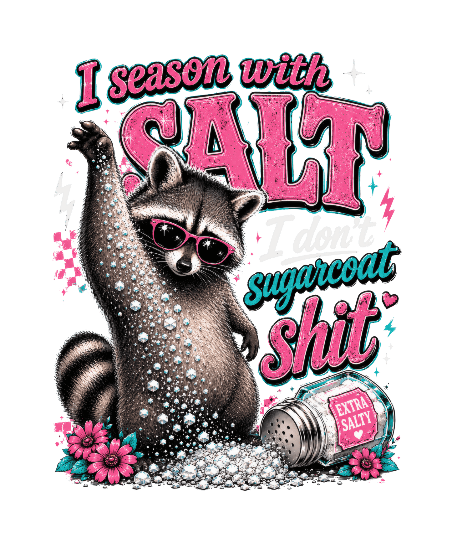 Season With Salt Direct to Film Ready to Press Heat Transfers