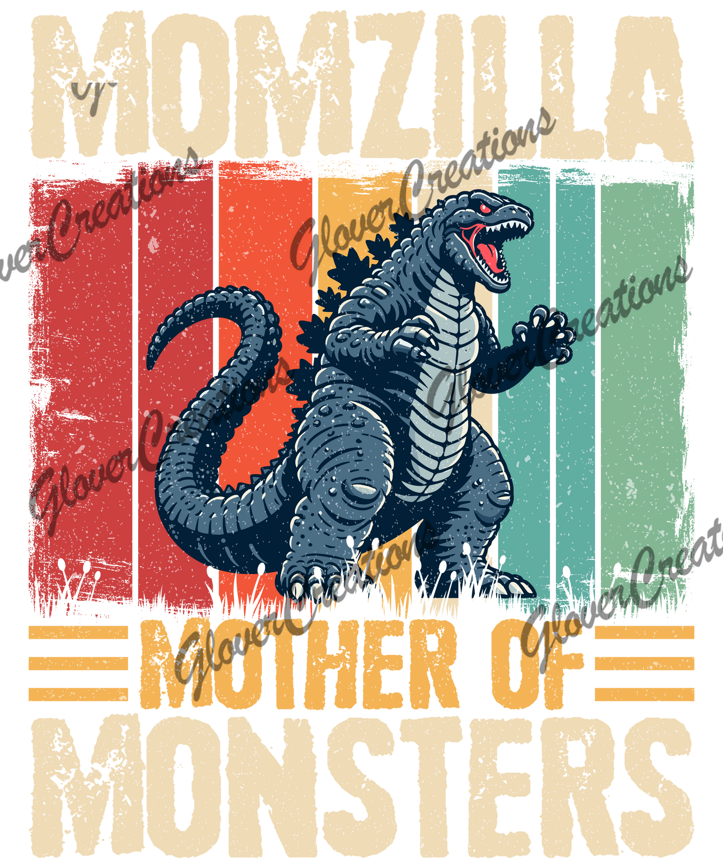 Momzilla Direct to Film Ready to Press Heat Transfers