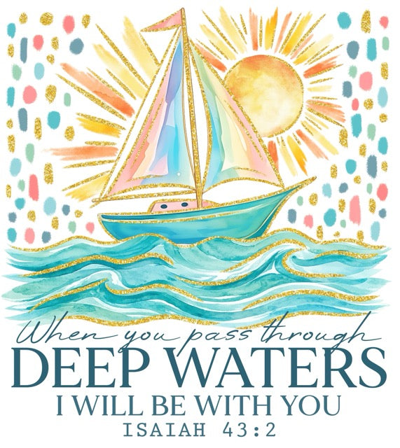 Deep Waters Direct to Film Ready to Press Heat Transfers