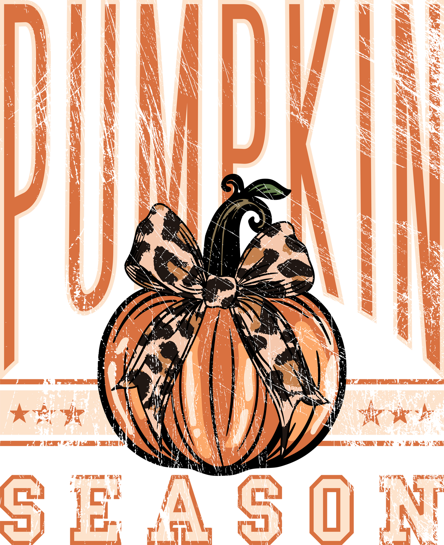 Pumpkin Season Direct to Film Ready to Press Heat Transfers