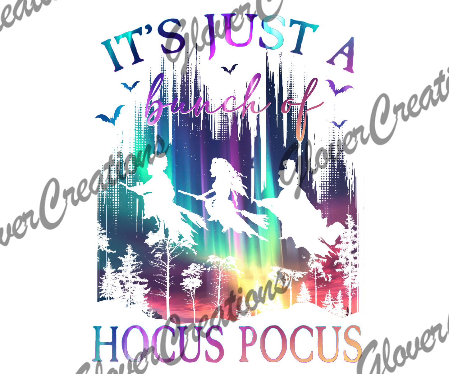 Bunch Of Hocus Pocus Direct to Film Ready to Press Heat Transfers