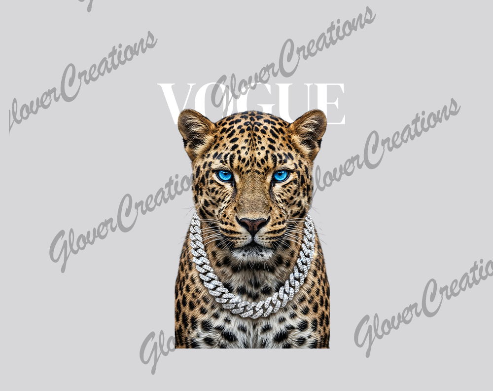Designer Leopard Direct to Film Ready to Press Heat Transfers
