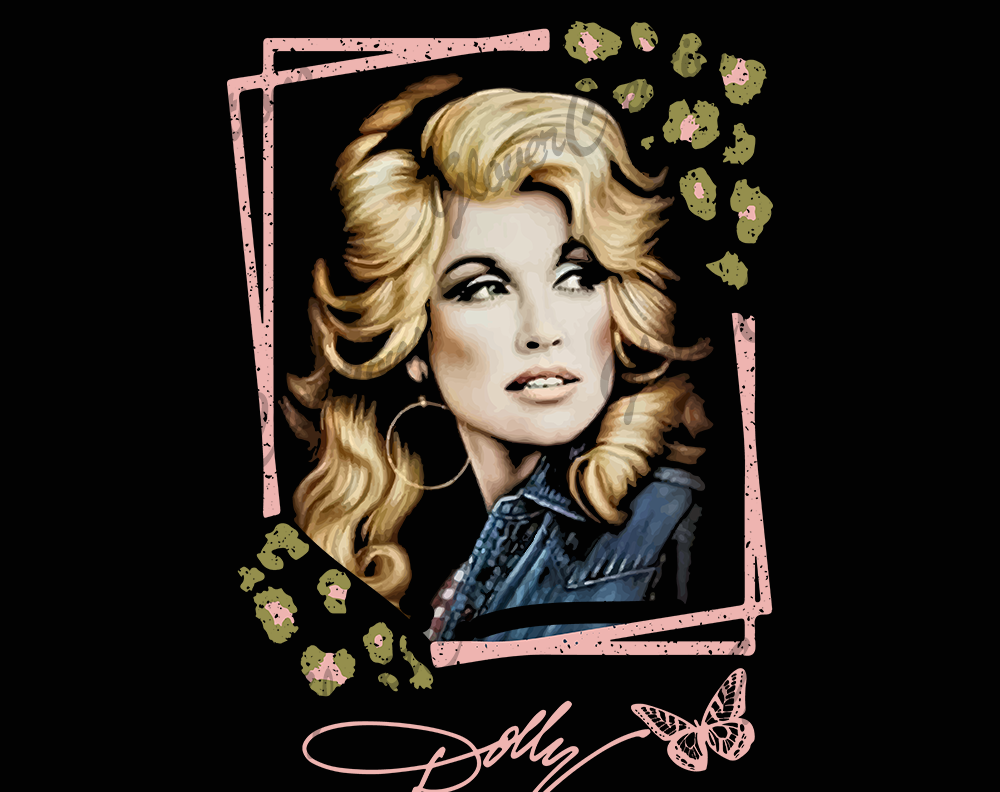 Dolly Parton Direct to Film Ready to Press Heat Transfers