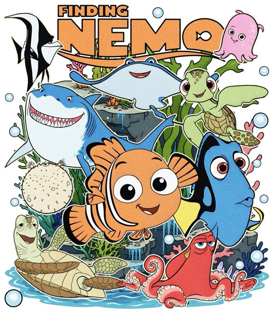 Classic Fish Friends Direct to Film Ready to Press Heat Transfers