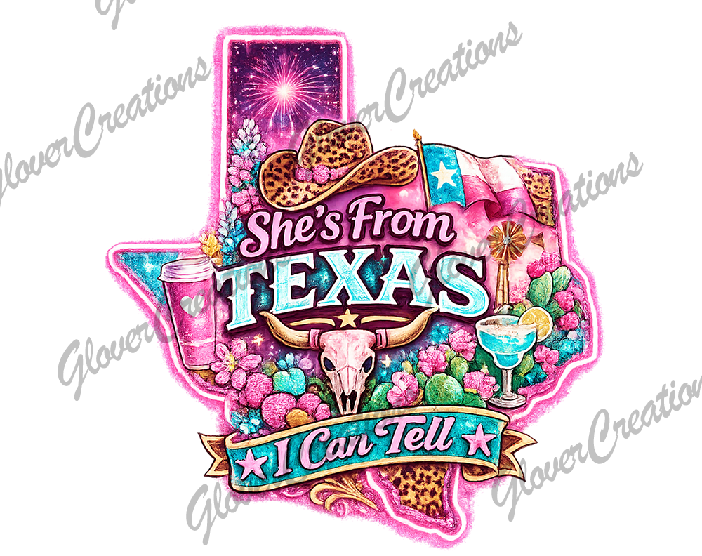 from Texas Direct to Film Ready to Press Heat Transfers