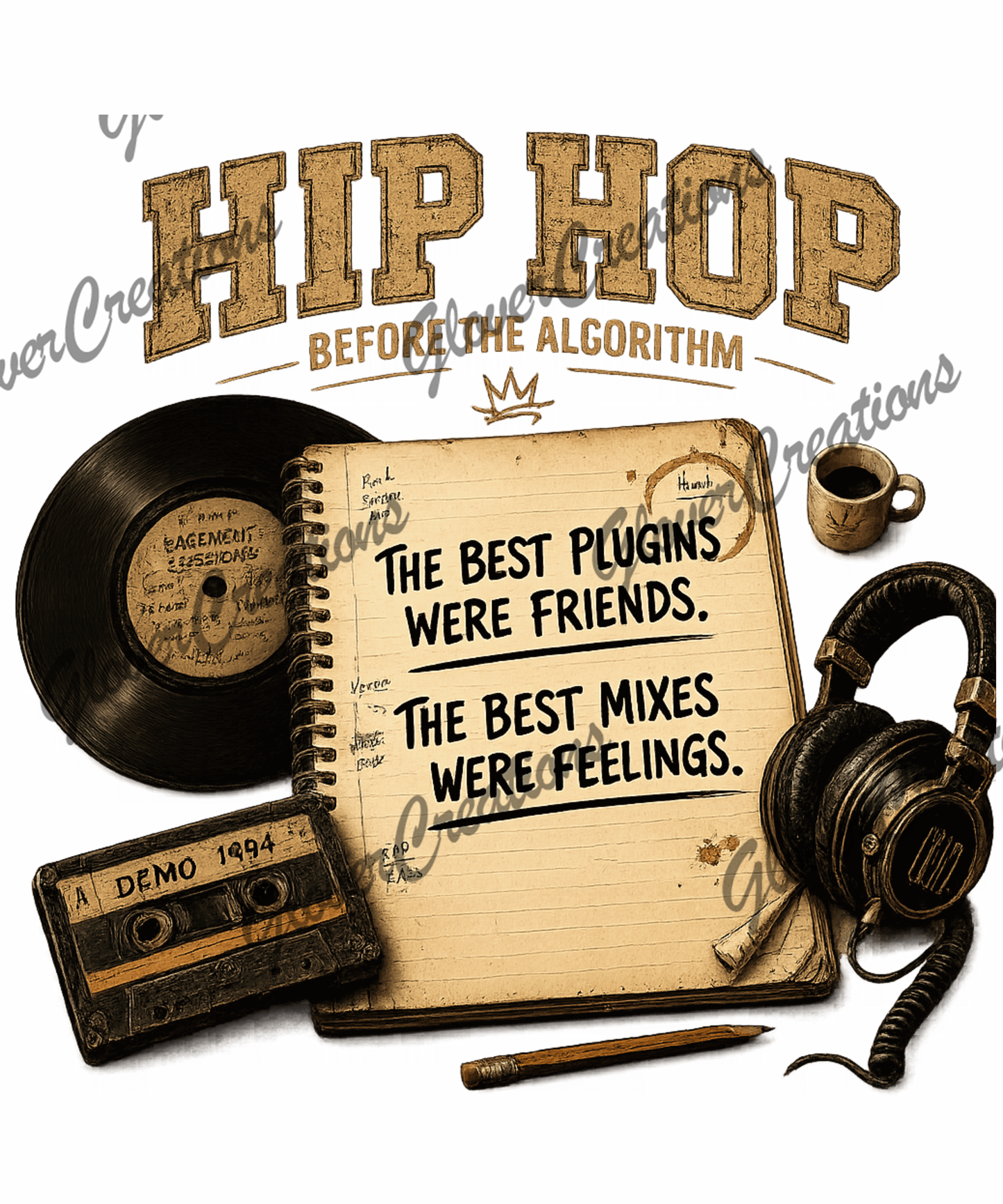 Hip Hop Direct to Film Ready to Press Heat Transfers