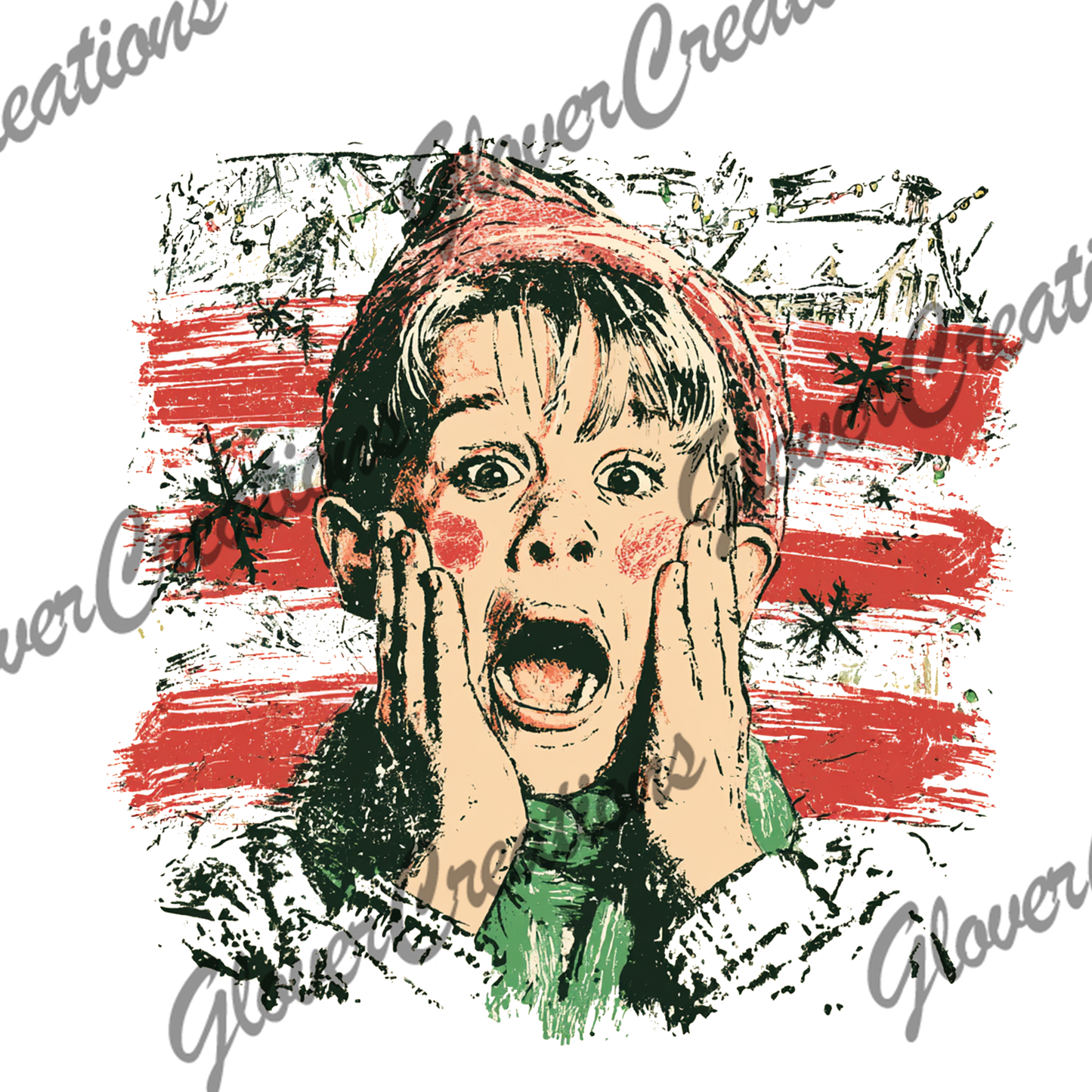 Home Alone Direct to Film Ready to Press Heat Transfers