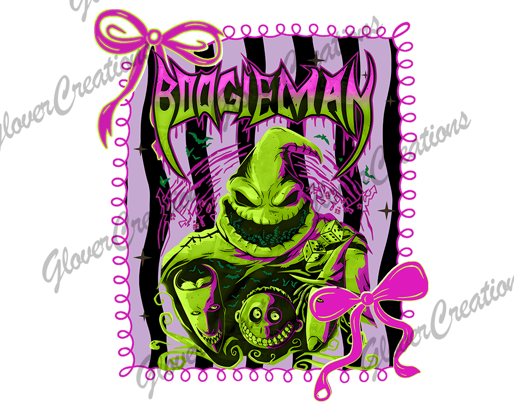 Oogy Boogy Halloween Direct to Film Ready to Press Heat Transfers