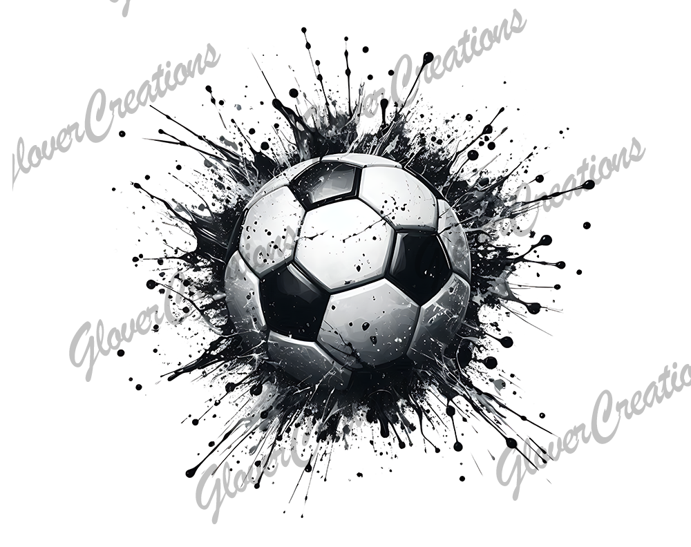 Soccer Direct to Film Ready to Press Heat Transfers