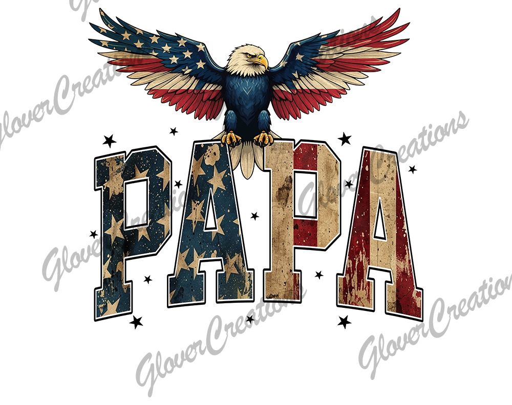 American Papa Direct to Film Ready to Press Heat Transfer