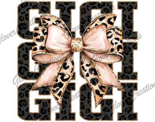 GiGi Bow Direct to Film Ready to Press Heat Transfers