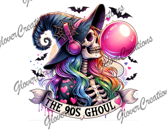 90's Ghoul Direct to Film Ready to Press Heat Transfers