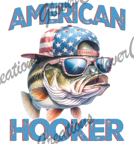 Child Size American Hooker Direct to Film Ready to Press Heat Transfers