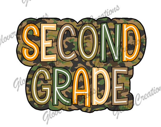 Boys Second Grade Child Size Direct to Film Ready to Press Heat Transfers