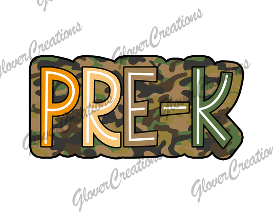 Boys Pre-K Grade Child Size Direct to Film Ready to Press Heat Transfers