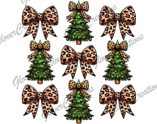 Christmas Collage Direct to Film Ready to Press Heat Transfers
