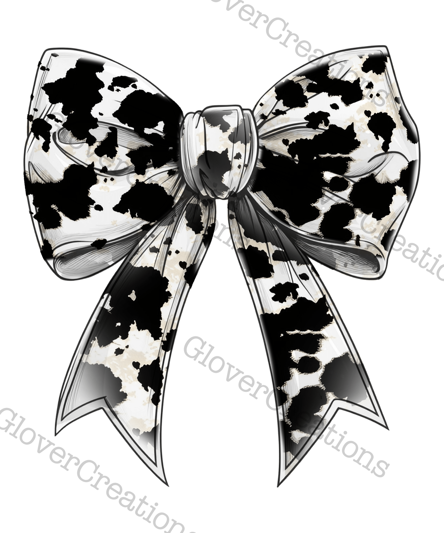Cow Bow Direct to Film Ready to Press Heat Transfers