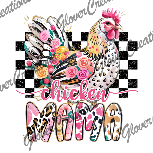 Chicken Mama Direct to Film Ready to Press Heat Transfers