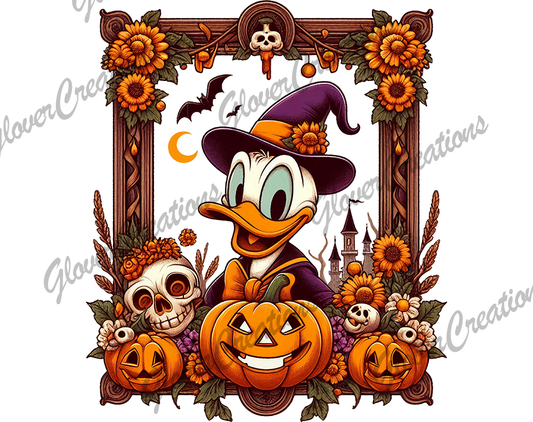 Child Size Duck Halloween Direct to Film Ready to Press Heat Transfers