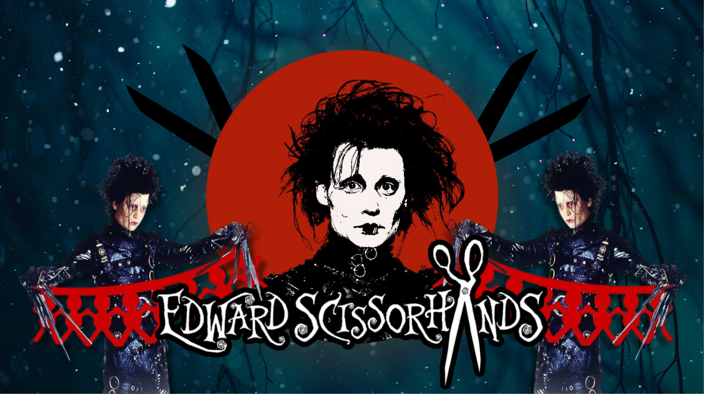 Scissor Hands Direct to Film Ready to Press Heat Transfers