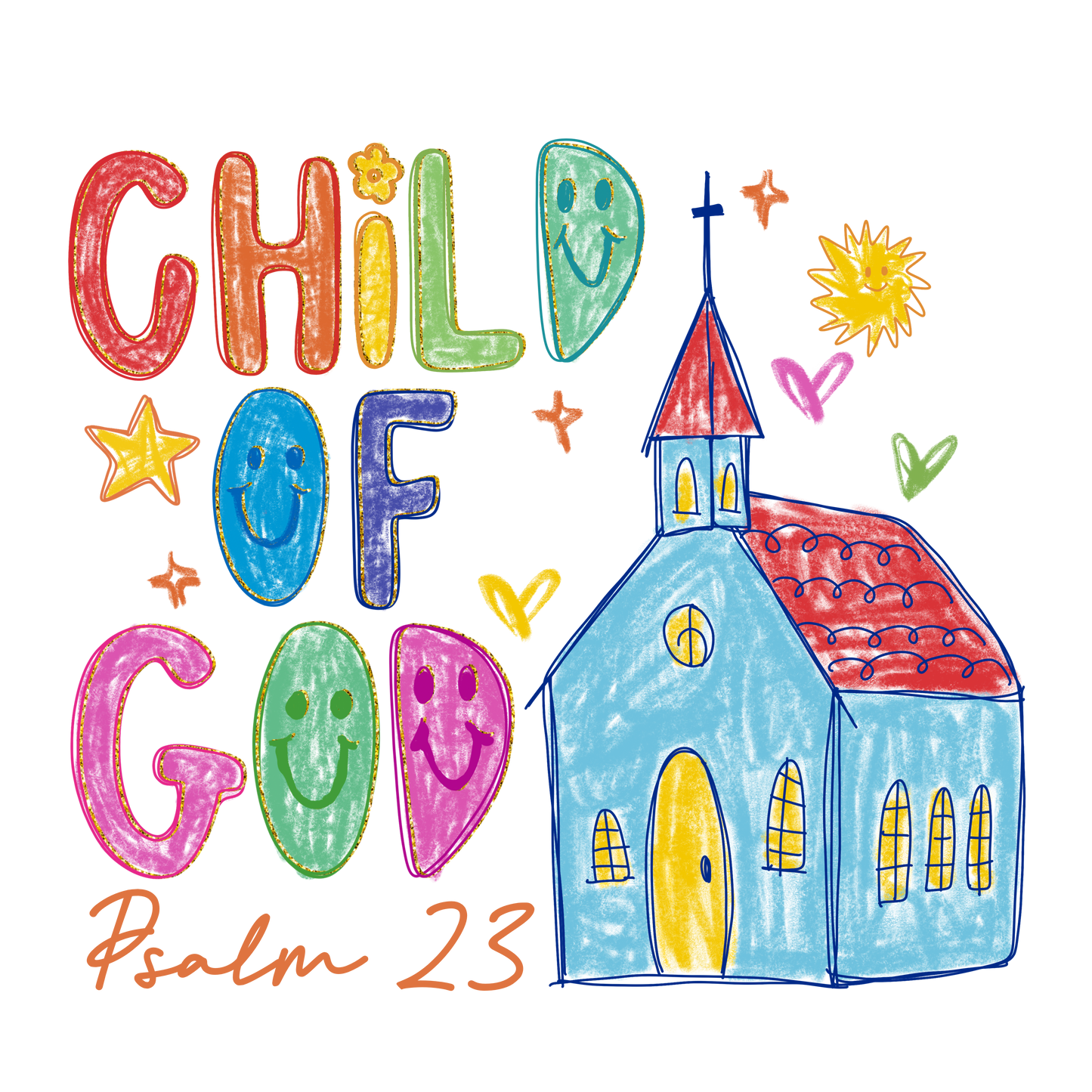 Child Of God Direct to Film Ready to Press Heat Transfers