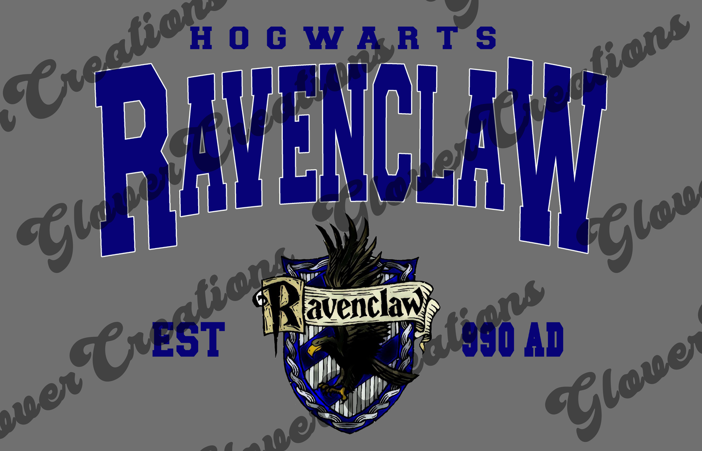 Ravenclaw House Direct to Film Ready to Press Heat Transfers