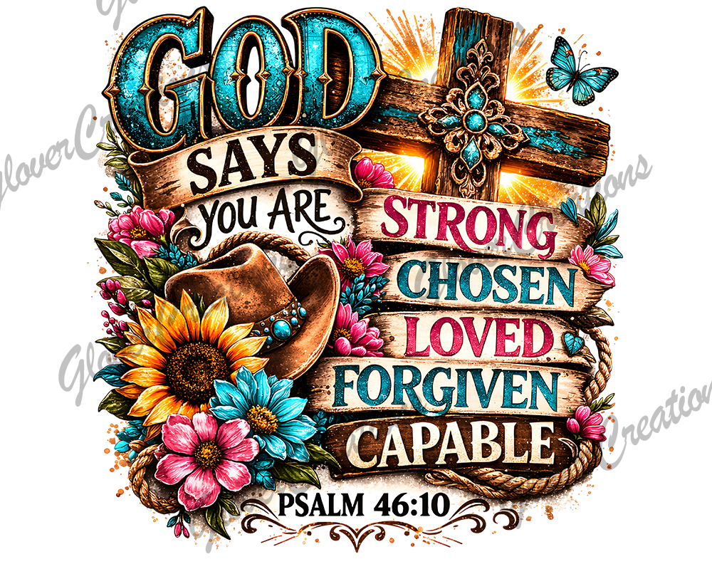 God Says You Are Direct to Film Ready to Press Heat Transfer