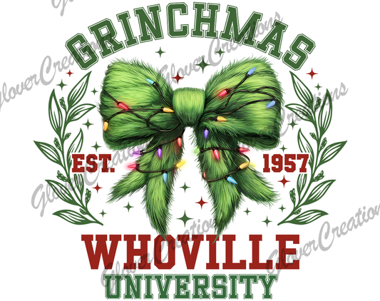 Grinch's Whoville Direct to Film Ready to Press Heat Transfers