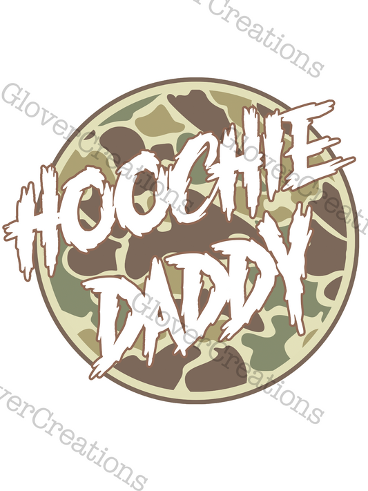 Pocket and Hat Size  Hoochie Daddy Direct to Film Ready to Press Heat Transfers