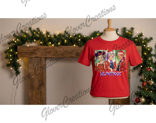 Huntrix Christmas Shirt Mock-Up Digital Download