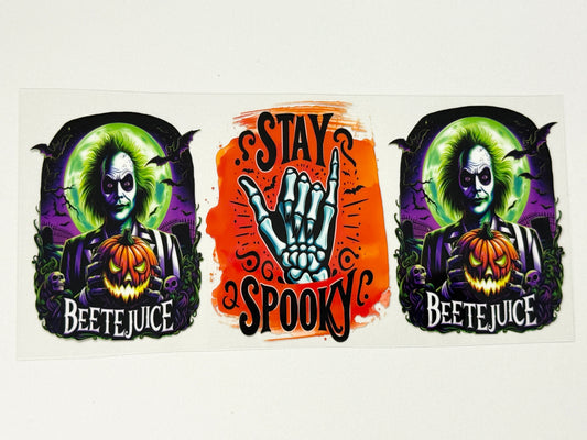 BeetleJuice UV DTF Transfers