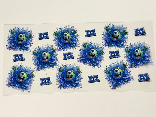 Monster INC UV DTF Transfers