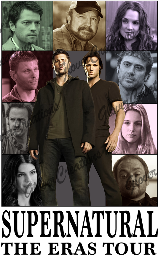 SuperNatural Friends Direct to Film Ready to Press Heat Transfers