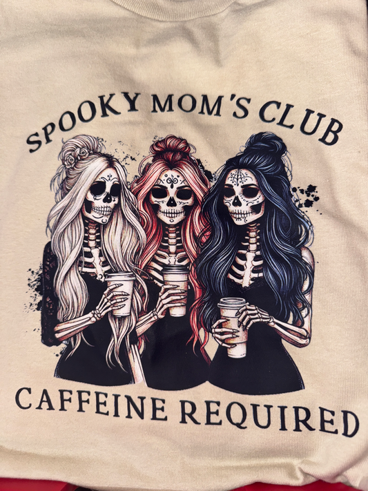 Spooky Mom's Club Direct to Film Ready to Press Heat Transfers