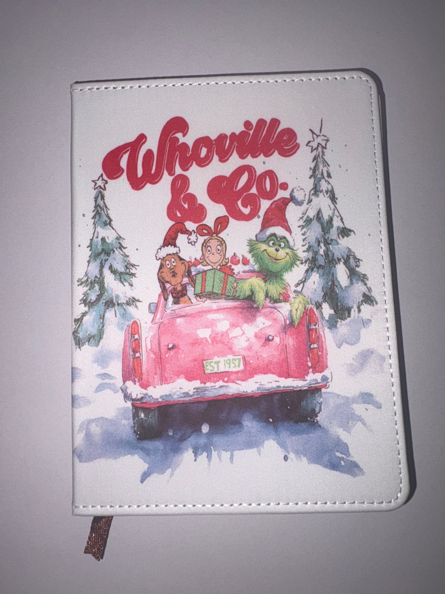 Whoville & Co Grinch Christmas A6 Holiday Notebook