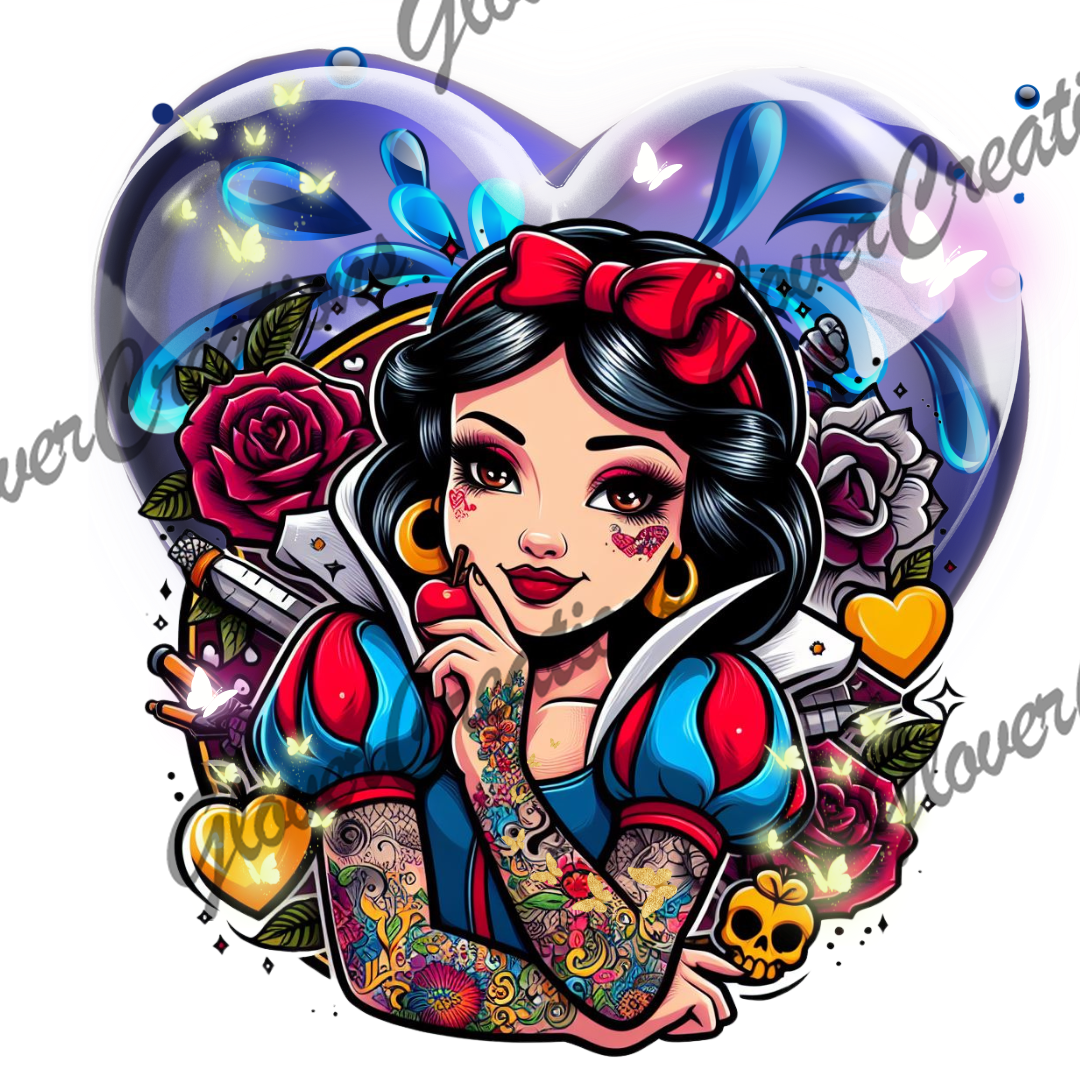 Tatted Princess Direct to Film Ready to Press Heat Transfers