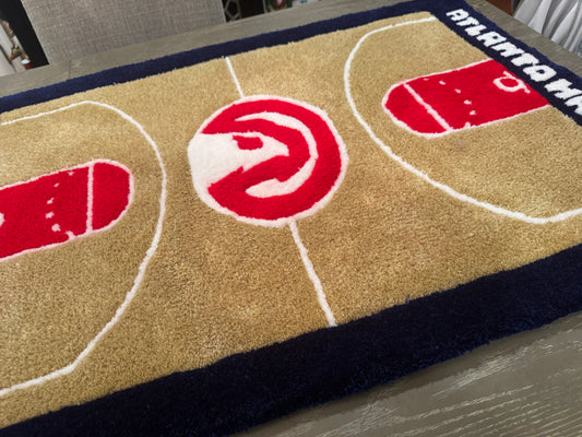 Custom Atlanta Hawks Basketball Rug