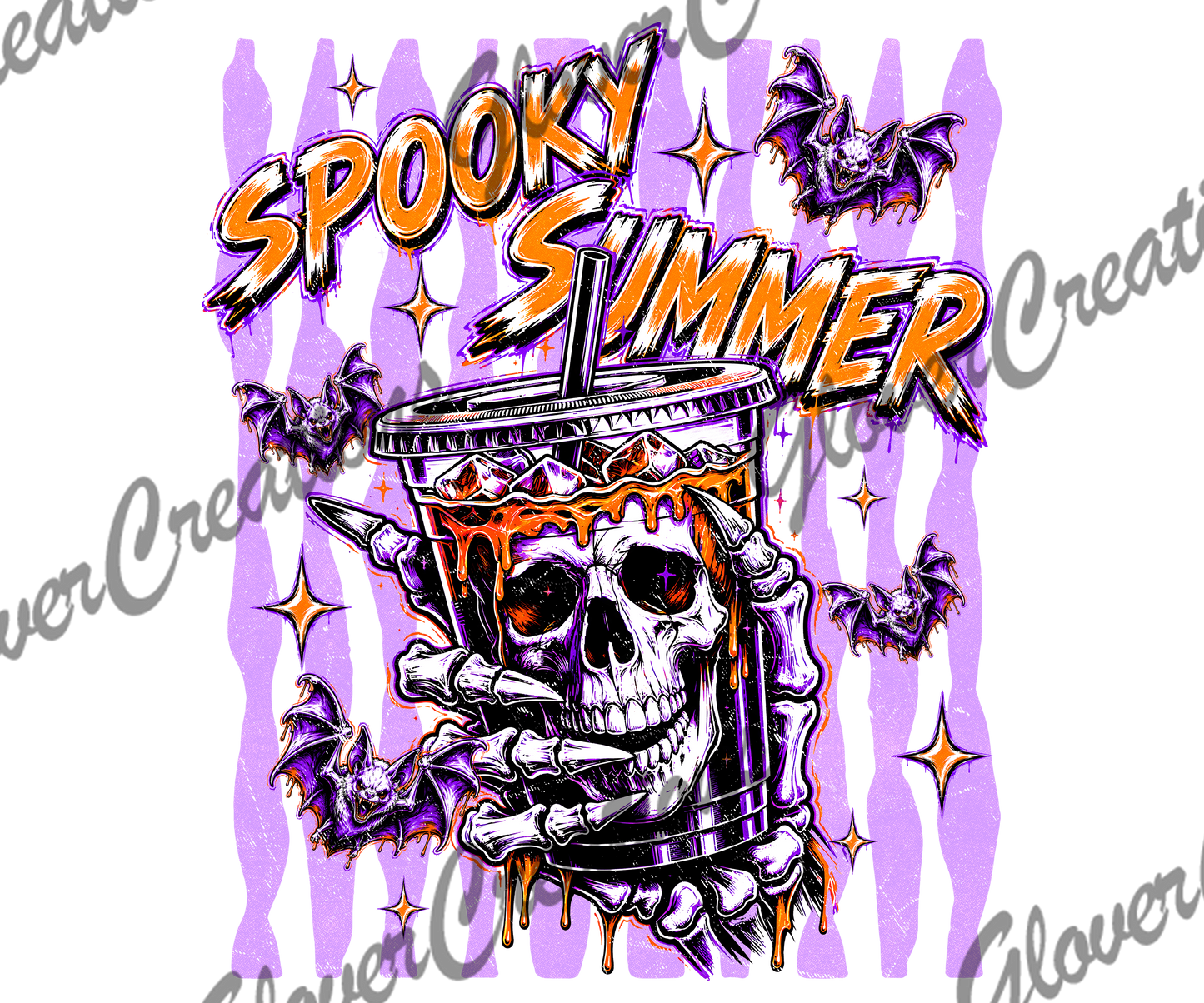 Spooky Summer Direct to Film Ready to Press Heat Transfers
