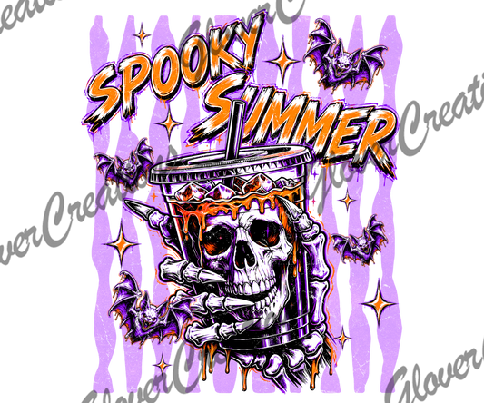 Spooky Summer Direct to Film Ready to Press Heat Transfers