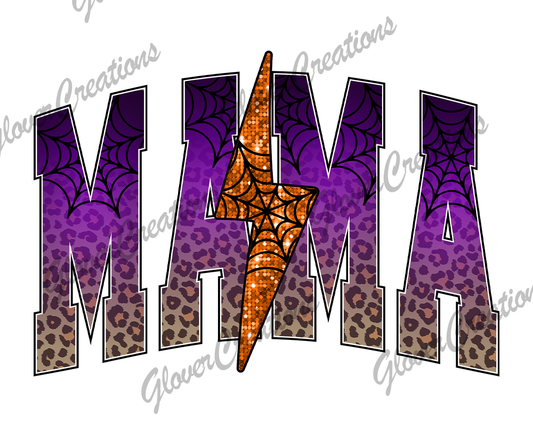 Mama Cheetah Lightening Direct to Film Ready to Press Heat Transfers
