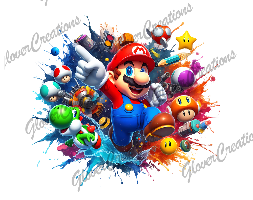 Super Character Direct to Film Ready to Press Heat Transfers