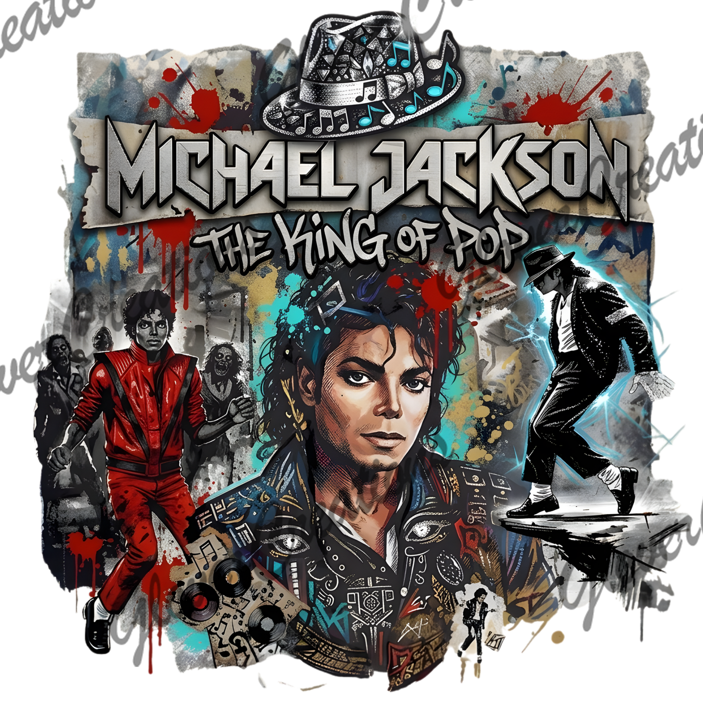 MJ Music  Direct to Film Ready to Press Heat Transfers
